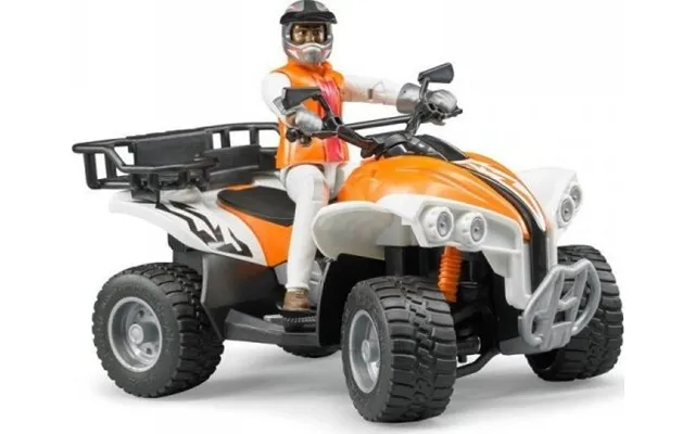 Bruder Quad Med Chauffør Legetøj