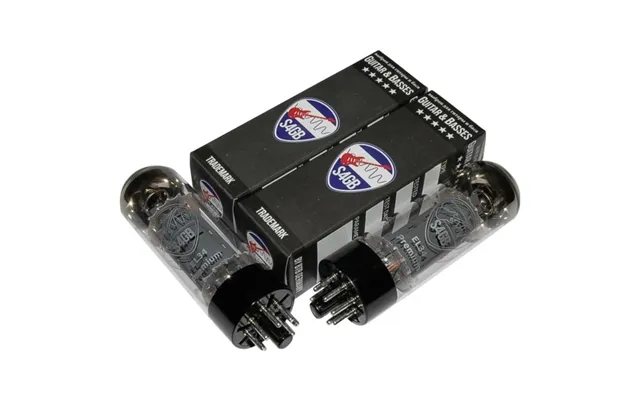Btb Vertrieb El34 S4gb Premium Elektronrør Matched Par Udvalgt Til Guitar & Bas Endepentode Poltal 8 Sokkeltype Oktal In