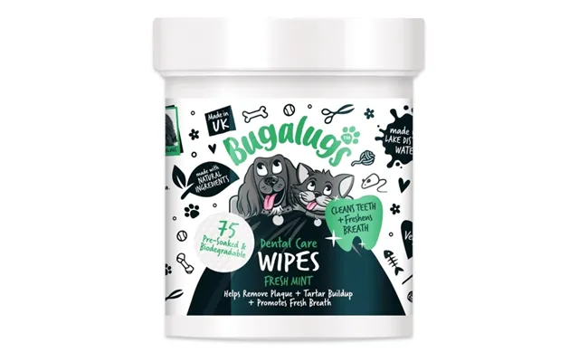 Bugalugs Tandplejeservietter Med Mint