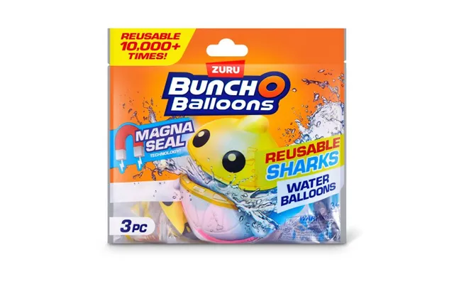 Bunch O Balloons Reusable Shark Water Balloons 3 Pack
