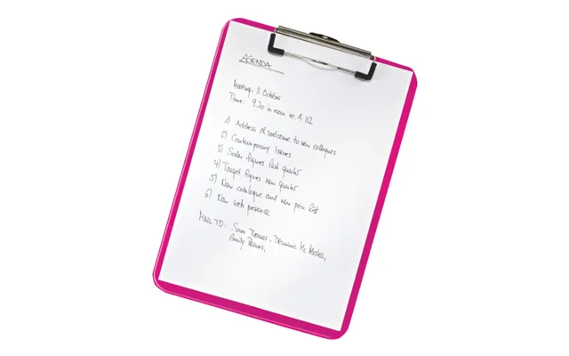 Clipboard Uden Forside Leitz Wow A4 Pink