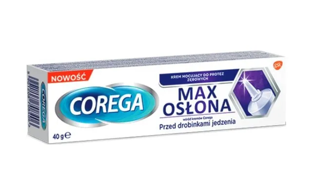 Corega Max Dækkende Fikseringscreme Til Tandproteser 40 G
