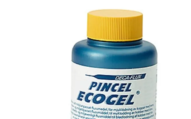 Decaflux Ecogel Flusmiddel T - Blødlodning, Beholder Med 100 G, Va-godkendt