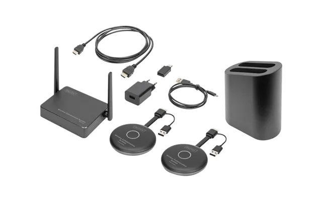 Digitus Wireless Collaboration System - 2 Transmitters 1 Receiver