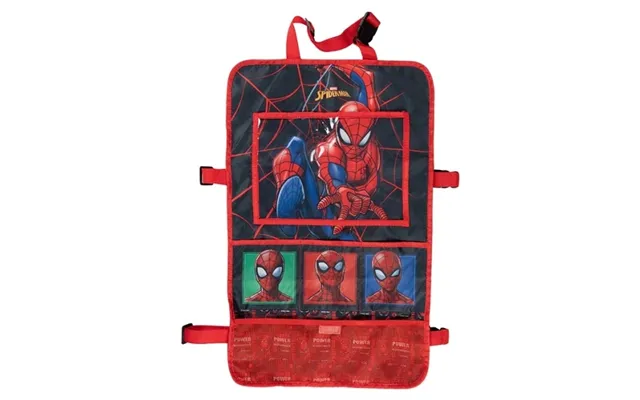 Disney Spiderman - Sædebeskytter Med Opbevaringslommer