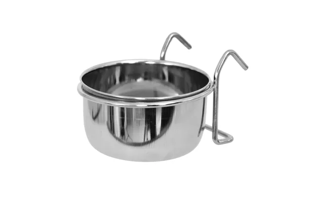 Dogman Foderskål Med Holder Rustfri 600ml 12cm