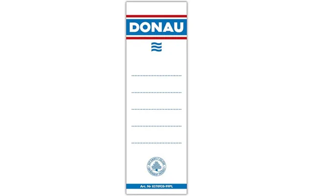 Donau Selvklæbende Etiketter Til Mappe 54x153mm 8375920-09pl