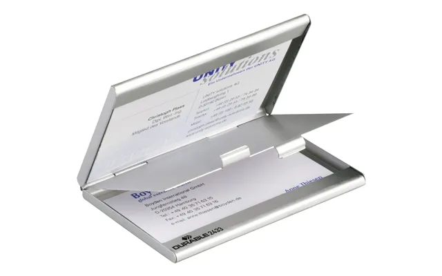 Durable Business Card Holder Case Duo - Visitkortetui