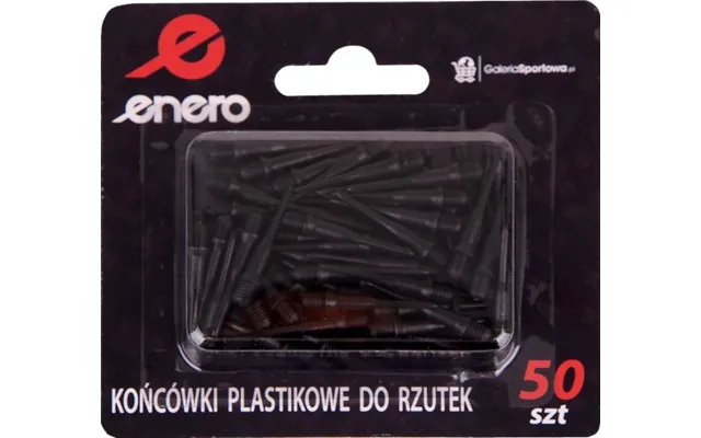 Enero Plastik Dart-spidser Reservedel 50 Stk Sorte