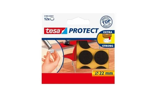 Filtpuder Tesa Hvide Ø22 Mm 12stk Pak - 12 Stk.