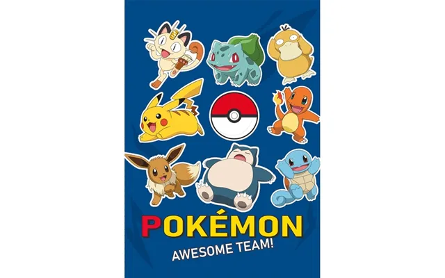 Fleecetæppe 100x140 Pokemon M Lyna Faro