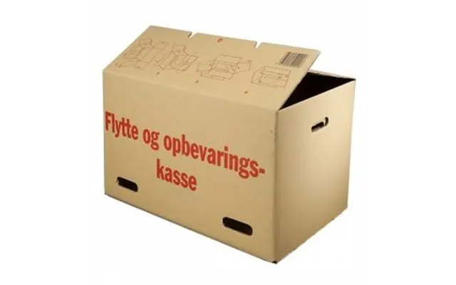Flyttekasse 556x380x373 Mm Senior 2-bølger - 10 Stk.