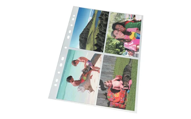 Fotolomme Esselte 80my 10x15 A4 Glasklar Med 25 Stk. - 10 Poser X 25 Stk