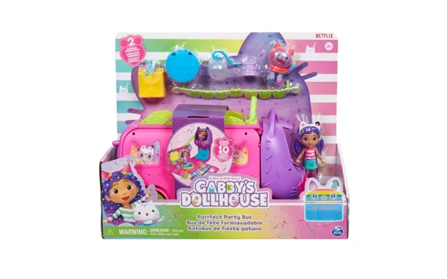 Gabby's Dollhouse Sprinkle Party Bus