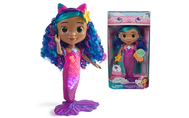 Gabby's Movie Sing & Shine Mermaid Gabby Doll 36cm