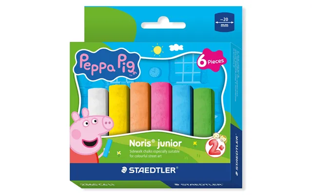 Gadekridt Staedtler Noris Gurli Gris - Med 6 Ass. Faver