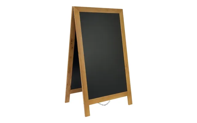 Gadesilt Securit Deluxe 70x125 Cm Stort A-skilt Teak Farvet