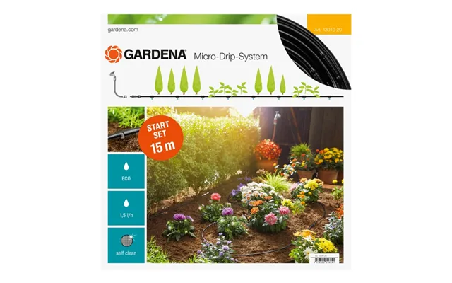 Gardena Micro-drip-system Grøntsags- Planterækkesæt 15 M
