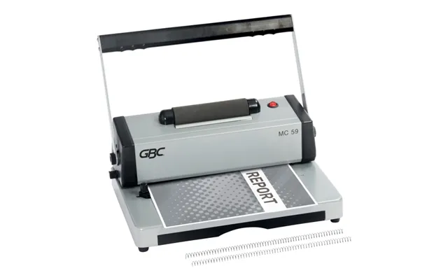 Gbc Mc59 Spiral Hulle- Og Indbindingsmaskine Med Kapacitet Til 450 A4-ark - Spoleindbindingsmaskine
