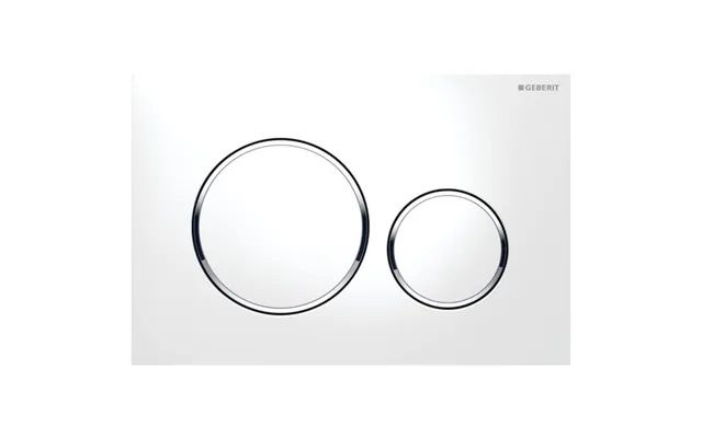 Geberit Sigma 20 Betjeningsplade I Hvid Krom