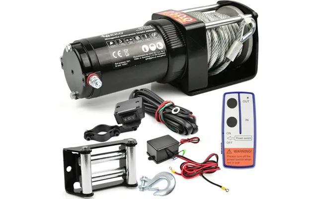 Geko Elektrisk Trækwinde 12v 2500lb 2