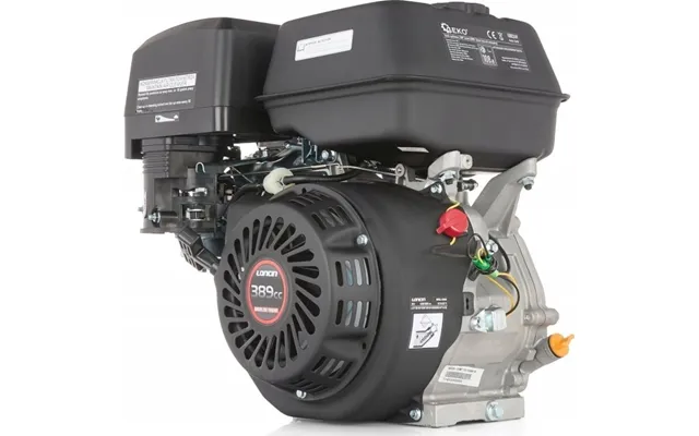 Geko Generator Sæt Med Benzinmotor 13hp Loncin G390f - 25 Mm Manuelt Start 1