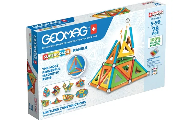 Geomag Supercolor Panels Recycled 78 Stk.