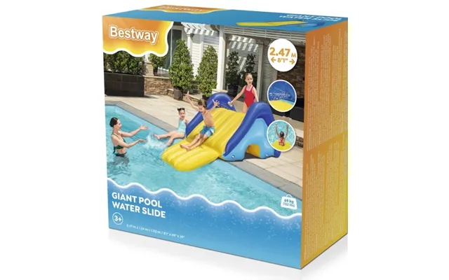 Gigant Oppustelig Poolvandrutsjebane 247 X 124m X 100 Cm