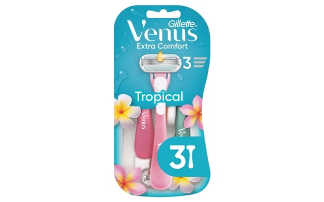 Gillette Venus Tropical Disposable Razors 3 Count