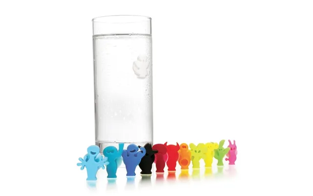 Glass Markers Party People Vacuvin - 2,4x1,9x1 Cm