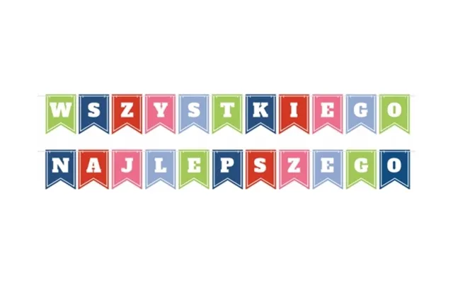 Godan Flagbanner Godt Nytår 2x400 Cm