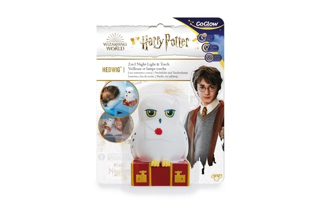 Goglow Harry Potter’s Hedwig 2 I 1 Natlampe Og Lygte