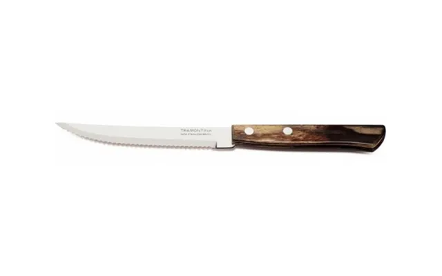 Grillkniv Tramontina 21 Cm Rustfri Stål Mørkt Træ - 60 Stk.