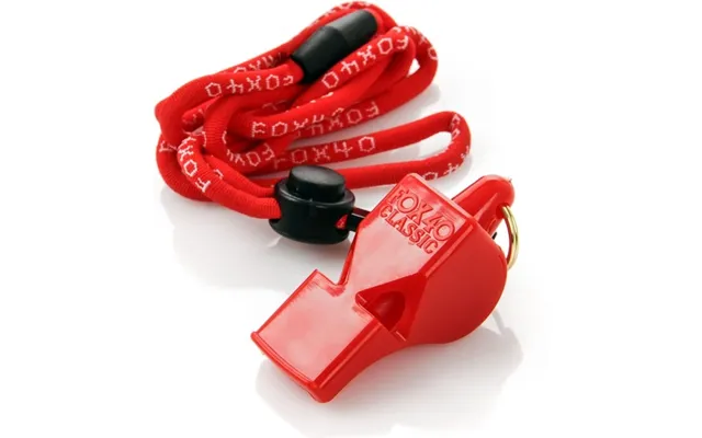 Gwizdek Fox 40 Classic Safety Rød Snor 9903-0108