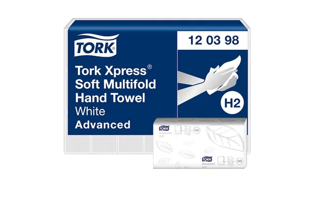 Håndklædeark Tork H2 Xpress Soft Multifold, Hvid - 21 Pakker X 180 Ark Pr