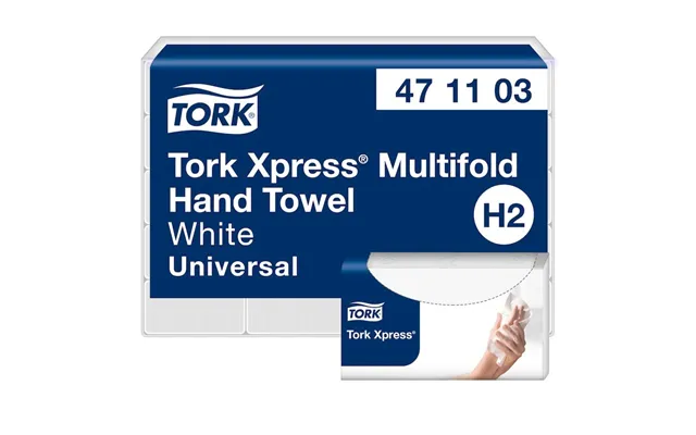 Håndklædeark Tork Xpress H2 Multifold Universal 2-lag, Hvid - 190 Stk