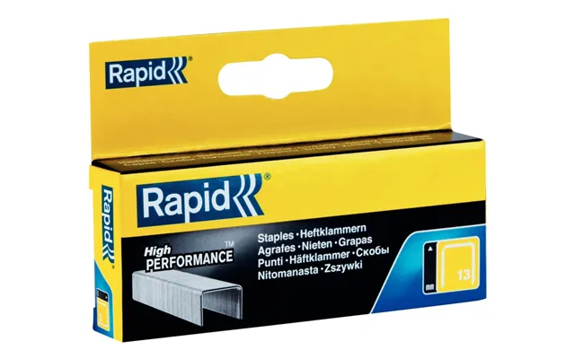 Hæfteklammer Rapid Tools 13 6 Galvaniserede - 2500 Stk.