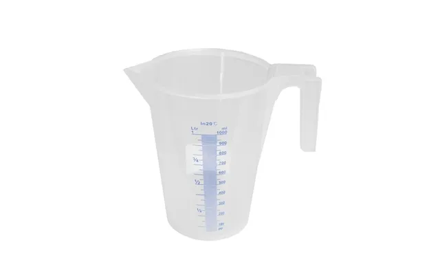 Hallbauer Kande Plast Med Måleskala 1l - 1444923