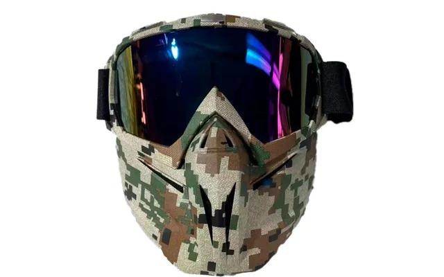 Hel Ansigtsmaske Til Gel Blaster - Camo