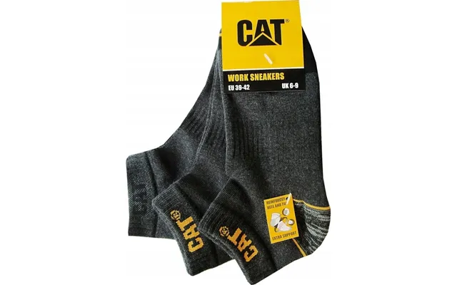 Herresportsokker Cat Grå 43 46 3 Par