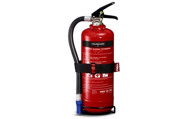 Housegard Brandslukker Pulver 2 Kg. Med Beslag