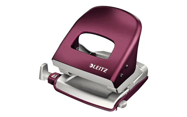 Hulapparat Leitz 5006 Style Nexxt - 2-huls 30 Ark Metal Granat Rød