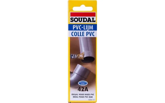 Hurtigtørrende Pvc Lim 125ml Tube - Til Limning Af Hårde Pvc Materialer