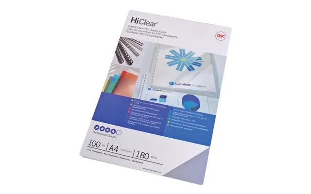 Indbindingsomslag Gbc Hiclear A4 210 X 297 Mm - 300 Micron