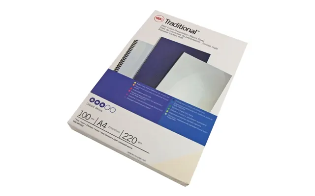 Indbindingsomslag Gbc Traditional A4 220 G Hvid