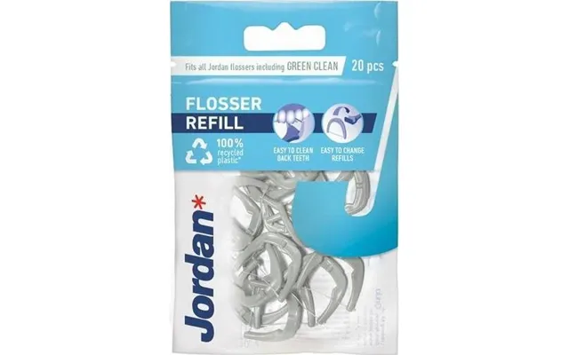 Jordan Easy Clean Flosser Flosser-håndtag 20 Stk