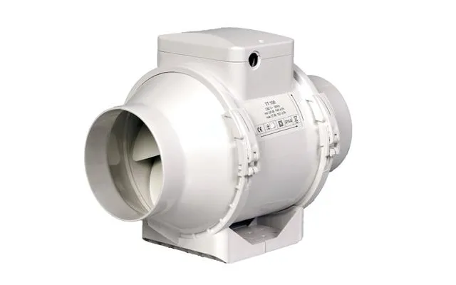 Kanalventilator El 100 Tt Tidsstyret