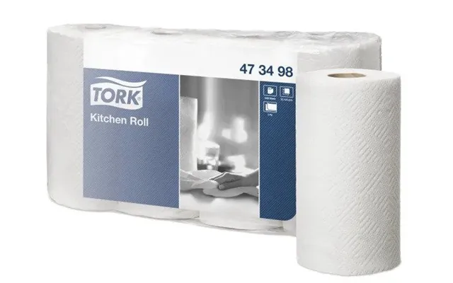 Køkkenrulle Tork Hvid 2-lags 20,4m - Pakke Med 20 Ruller