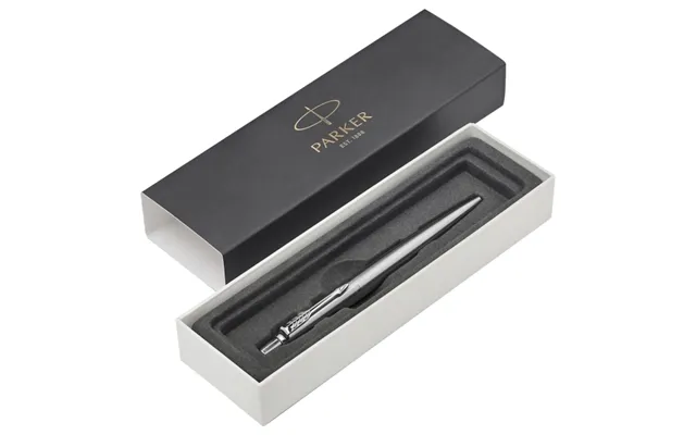 Kuglepen Parker Jotter - Rustfrit Stål Med Blå Skrift