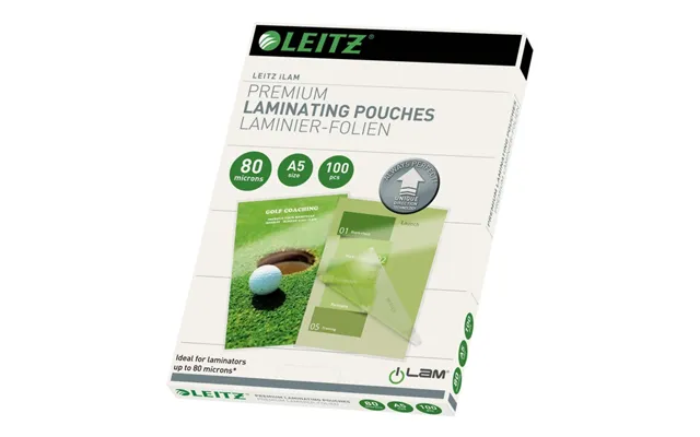 Lamineringslommer A5 80my Leitz Krystalklar Udt - 100 Stk.